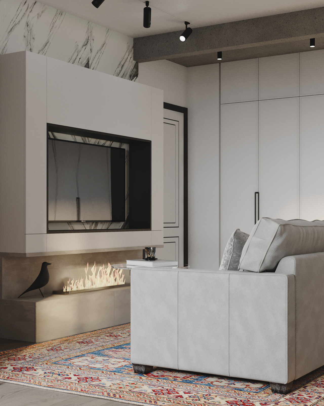 Квартира в ЖК Резиденции Архитекторов для молодой пары с двумя котами, 63 кв.м.