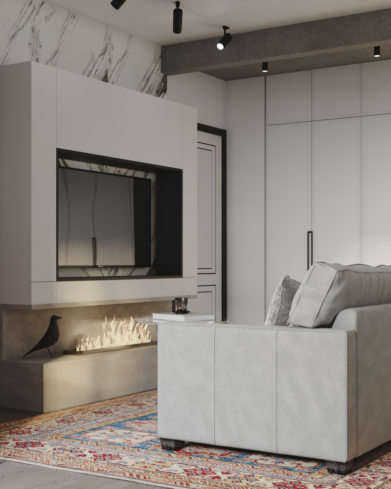 Квартира в ЖК Резиденции Архитекторов для молодой пары с двумя котами, 63 кв.м.