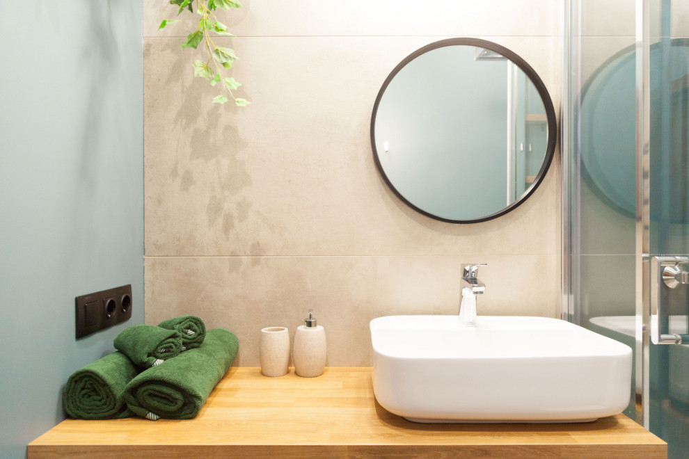 "Инстаграмная" студия в зеленых тонах