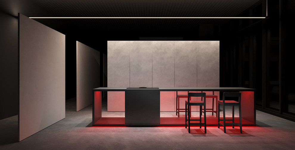 Теплый строгий интерьер EAE3DD