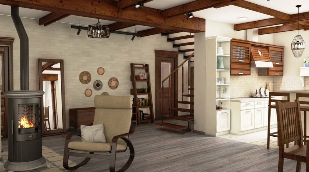 Дом в ретро стиле.