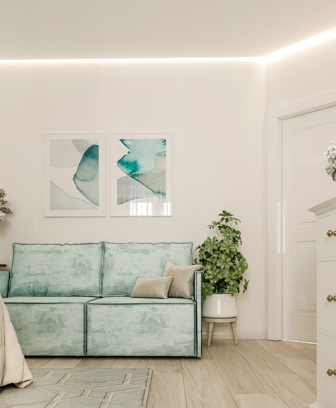 Квартира для мамы и дочки в Царицыно