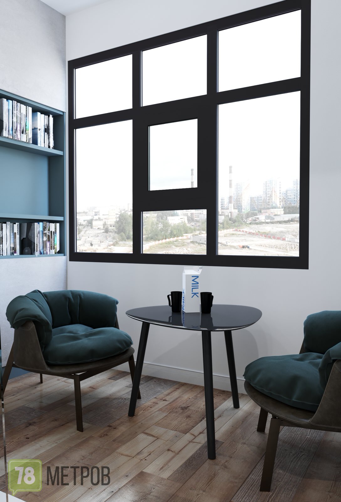 Дизайн-проект квартиры в ЖК "Ренессанс"