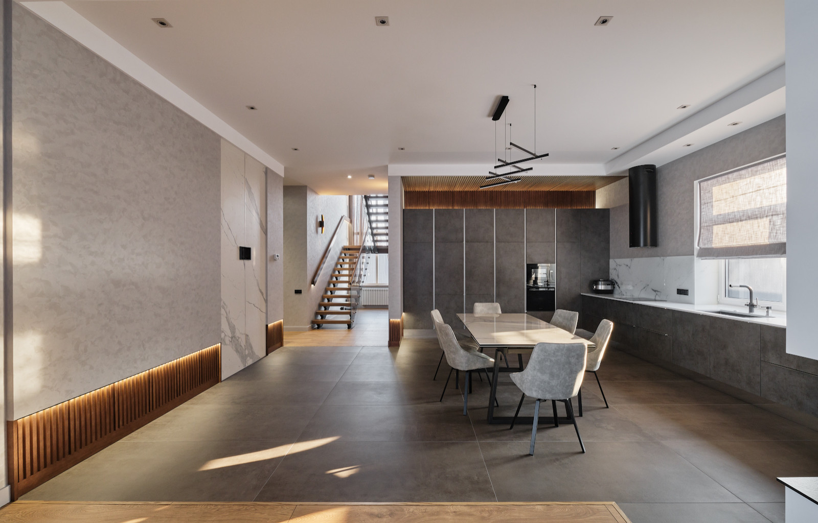 Интерьерная съёмка загородного дом