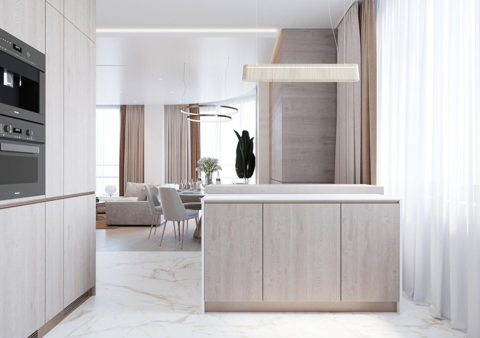 Квартира 120 м² в ЖК «Граф Орлов»