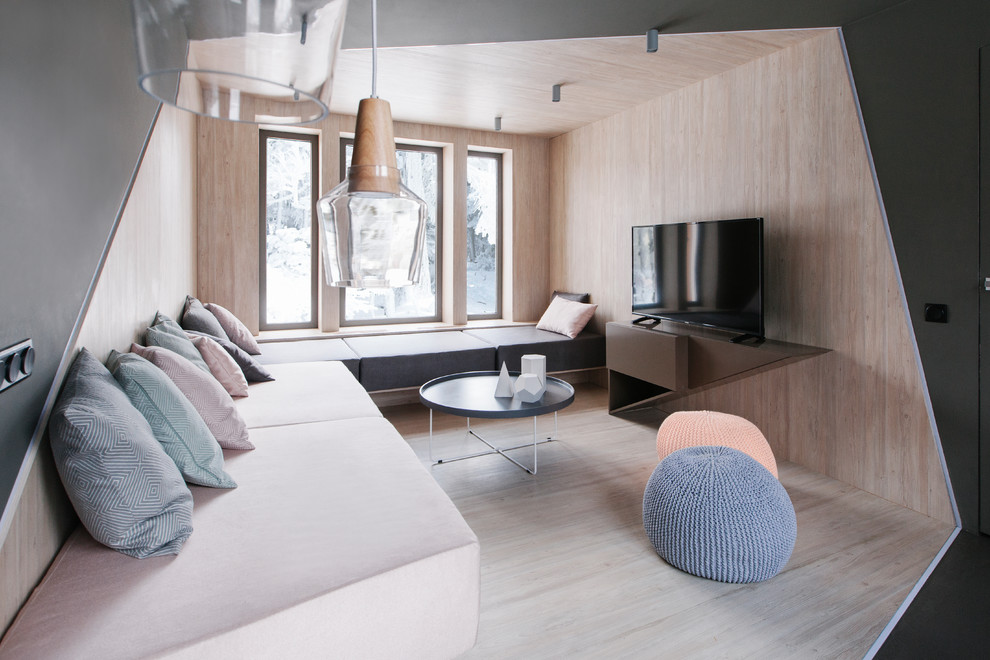 Ассиметричная гостиная для "Дачного ответа"