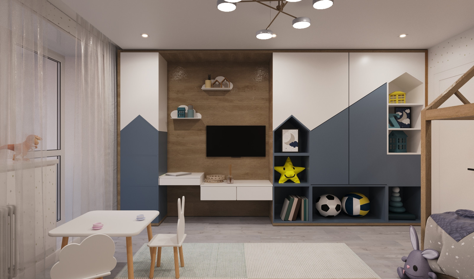 Детская комната мальчика