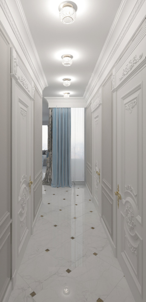 Классический интерьер в Москва Сити