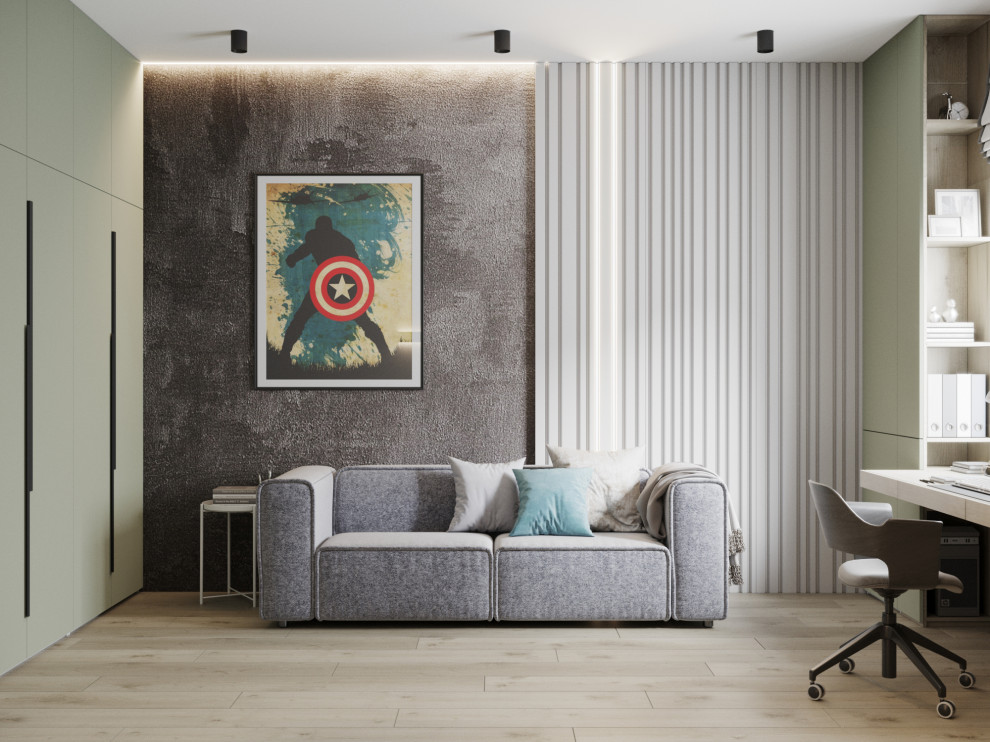 Обложка проекта: Детская, 15 кв.м