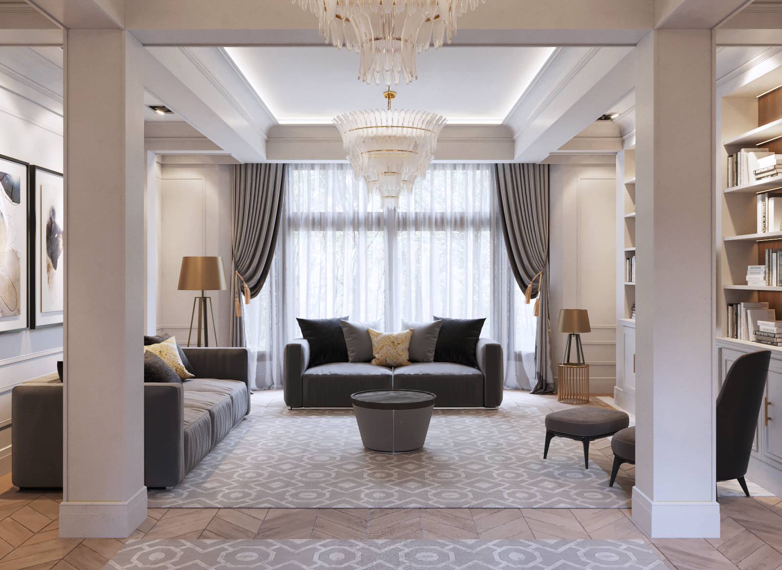 Обложка проекта: The Copper Lake, premium home interior in St. Petersburg