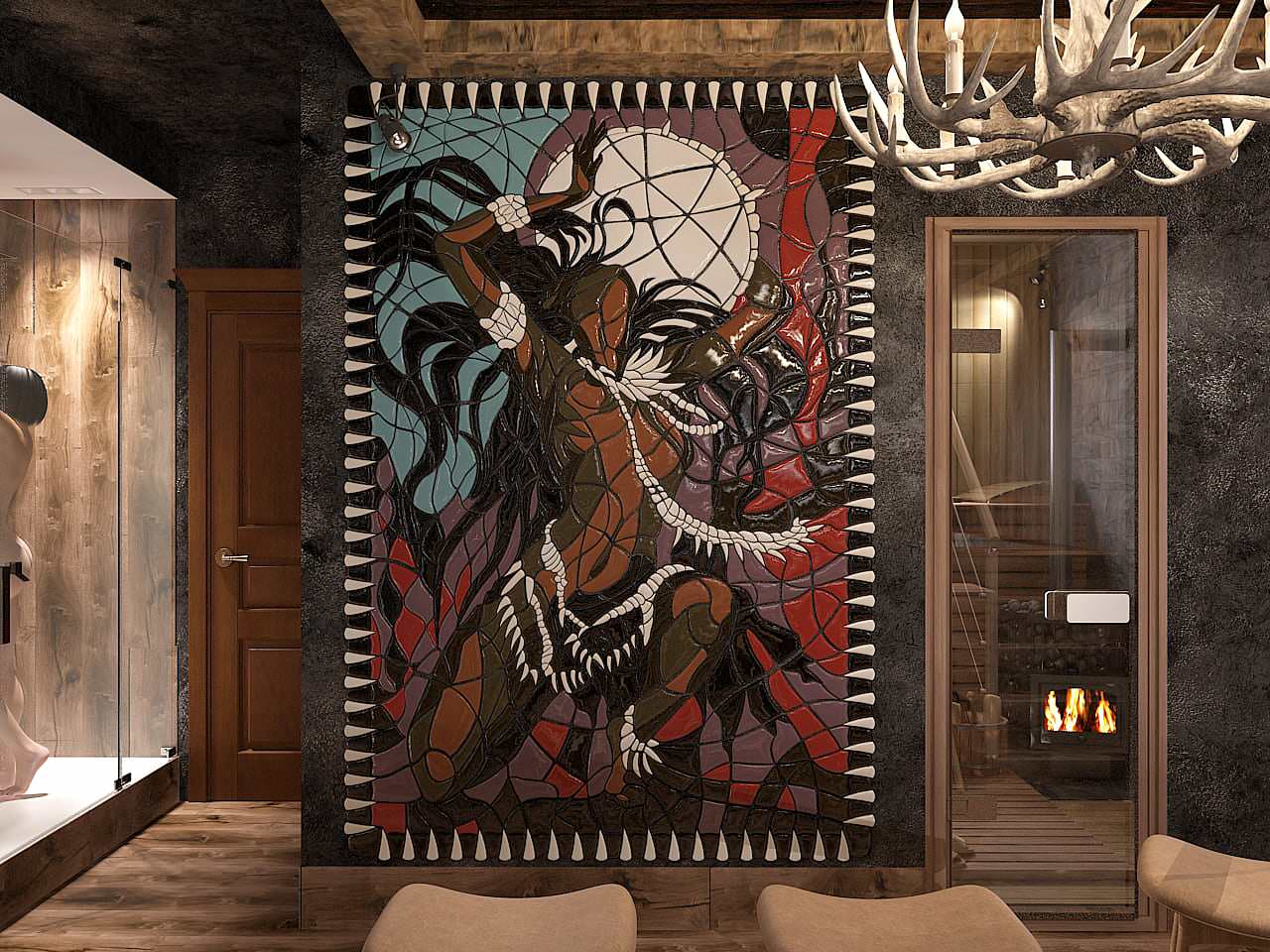 Коттедж. Шале на Волге