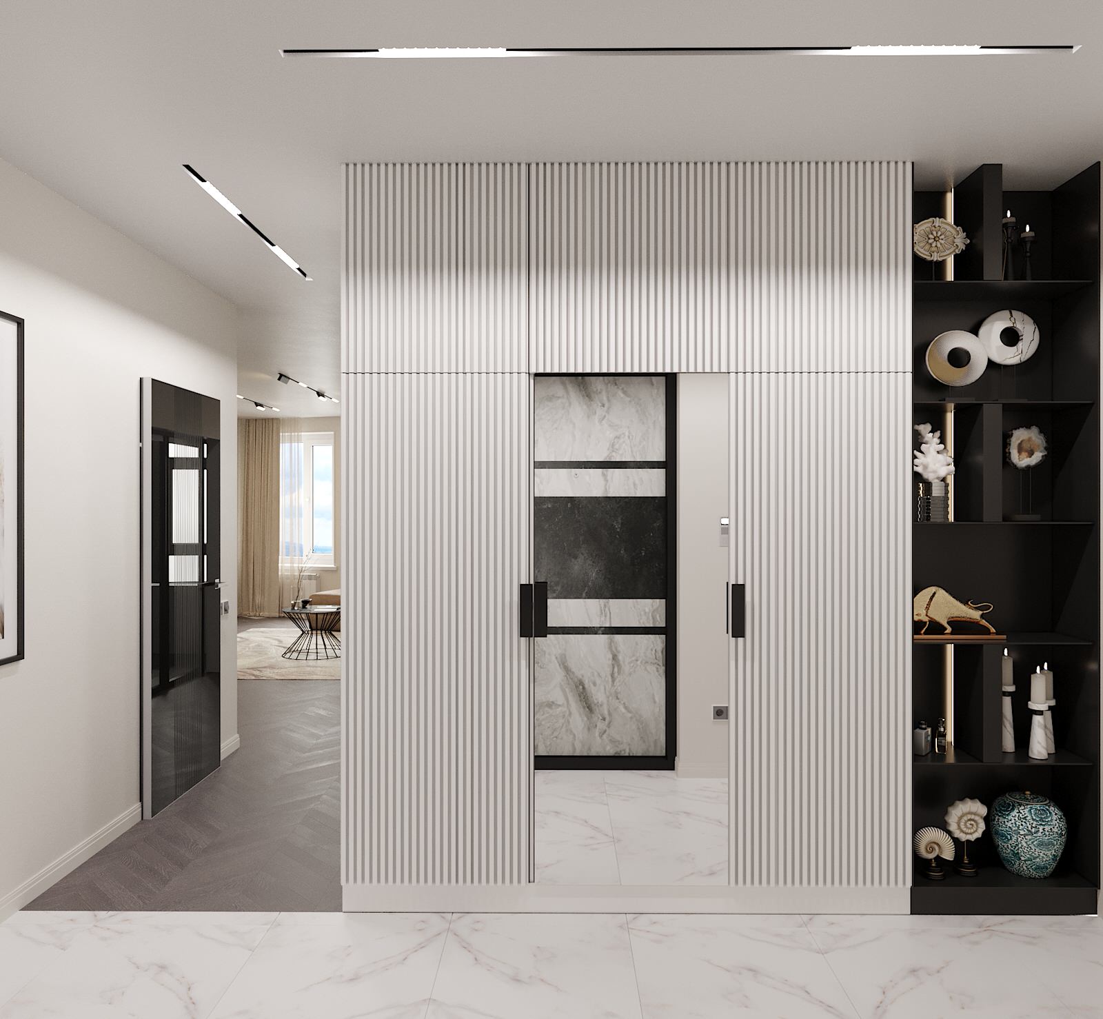 ЖК Красный Аксай. Двухкомнатная квартира в современном стиле