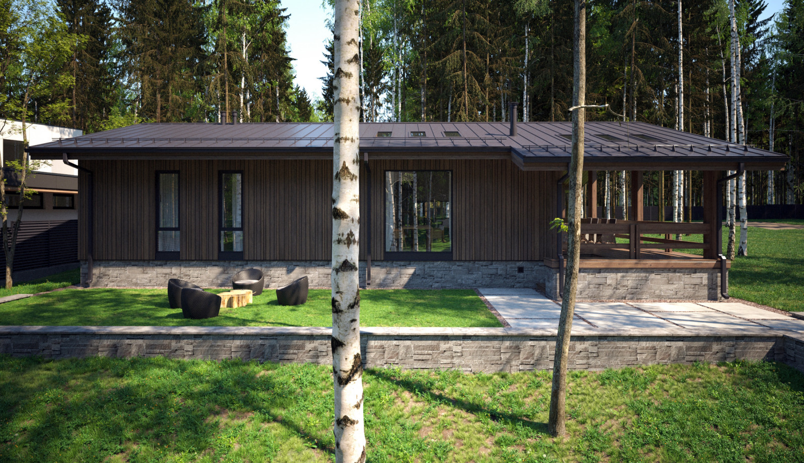 Дом в еловом лесу МСК