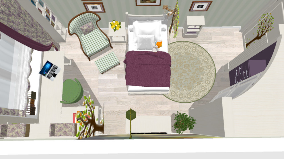 Переделка детской комнаты 16м2 для первоклассницы