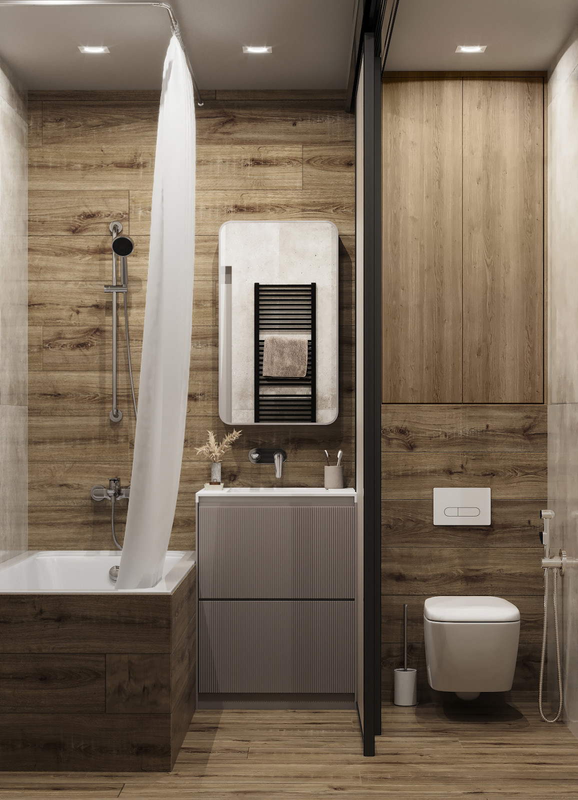 "Прикоснись к природе", квартира в Москве, 68 м2