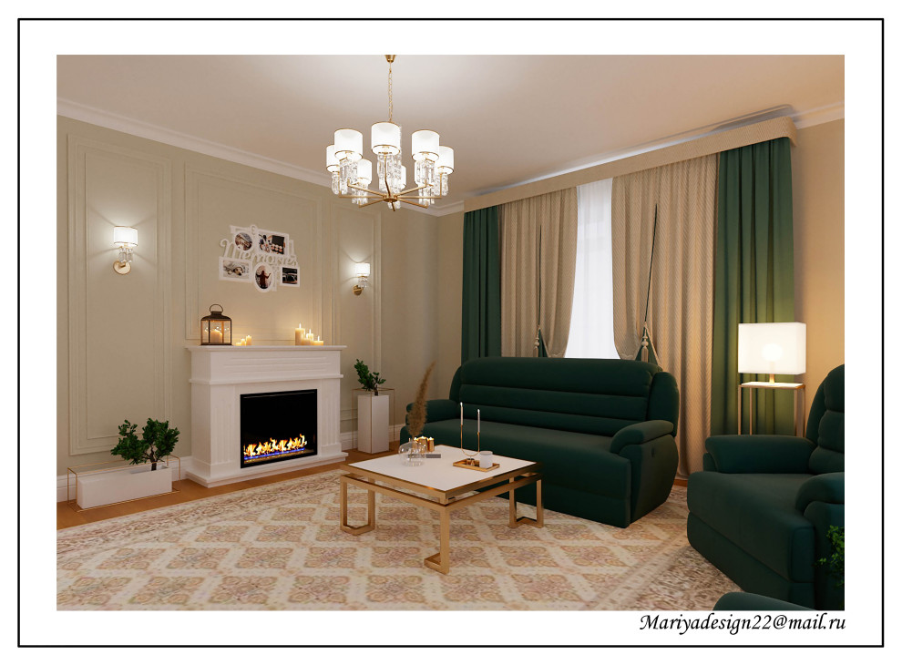 Обложка проекта: Дизайн гостиной
