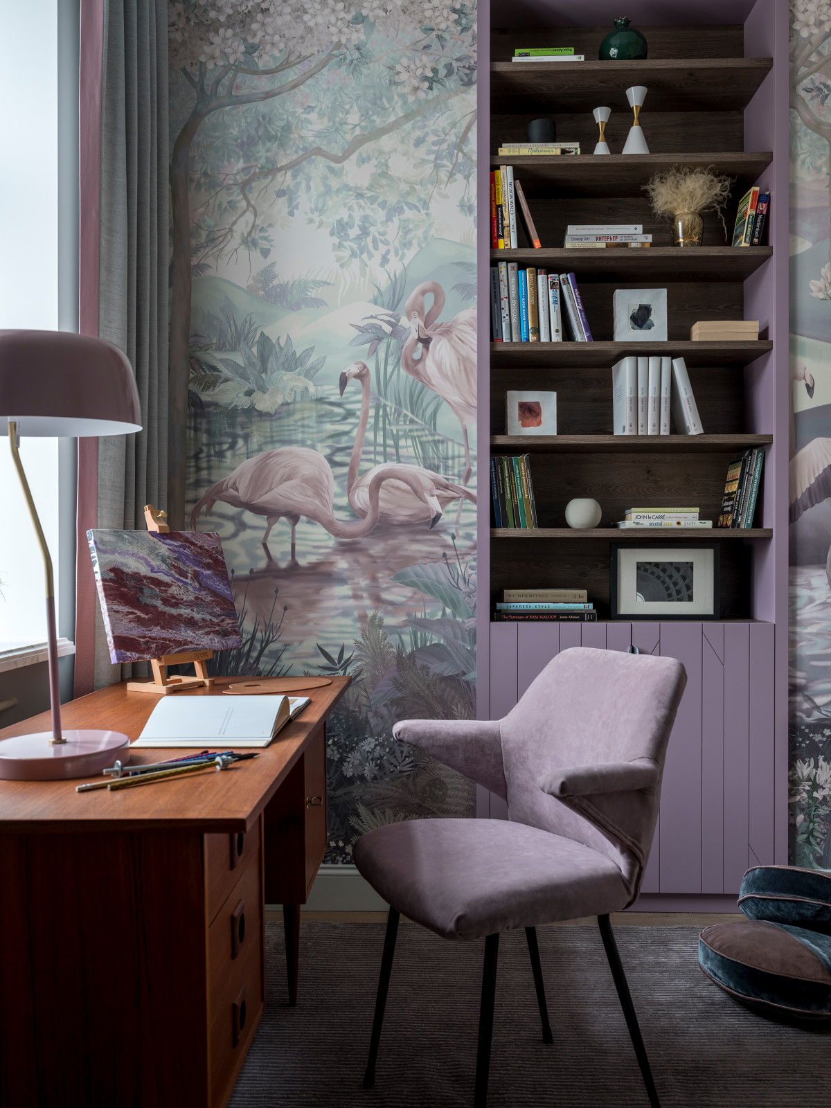 Романтичный интерьер на Сретенке 107 кв.м.