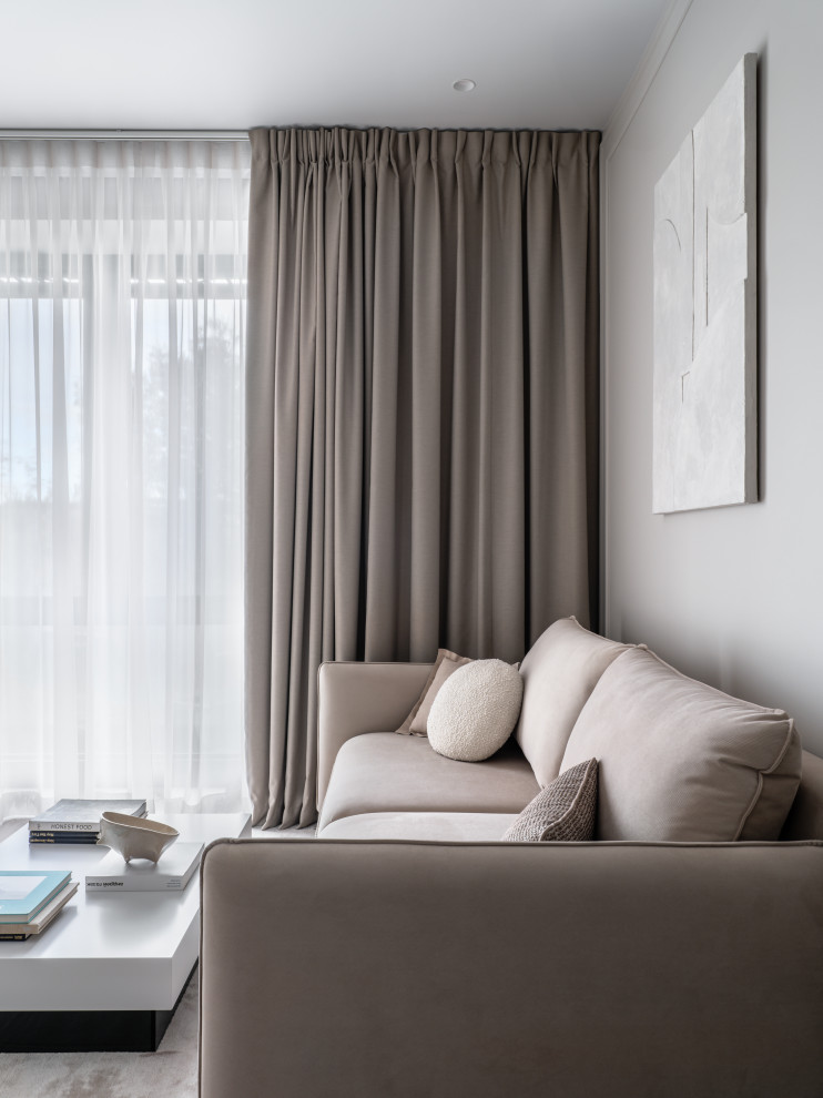 Дизайн интерьера квартиры в современном стиле в ЖК Метрополия