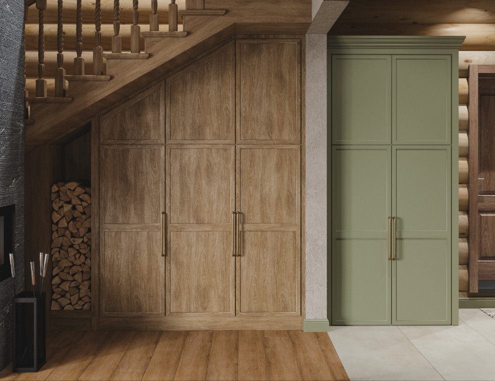 Интерьер деревянного загородного дома в Нижних Сергах