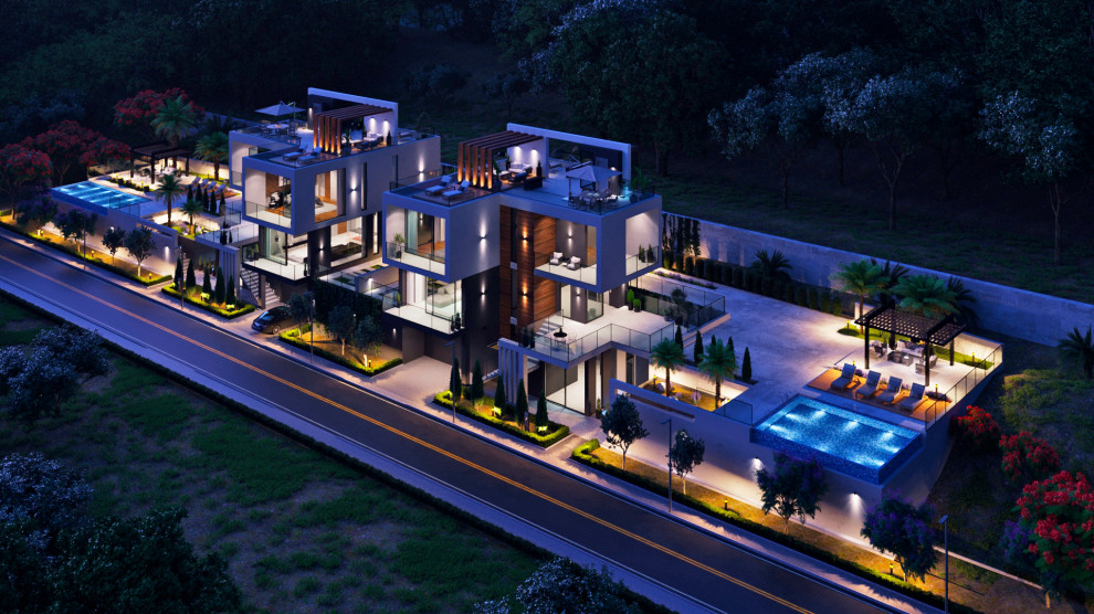 Минималистичные коттеджи