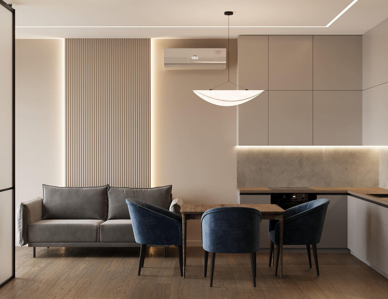 Дизайн 2-комнатной квартиры в ЖК Лермонтовский 54