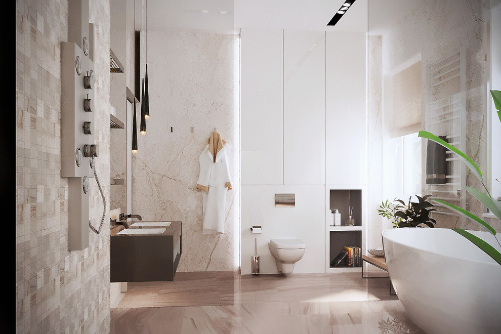 Санузел в загородном доме