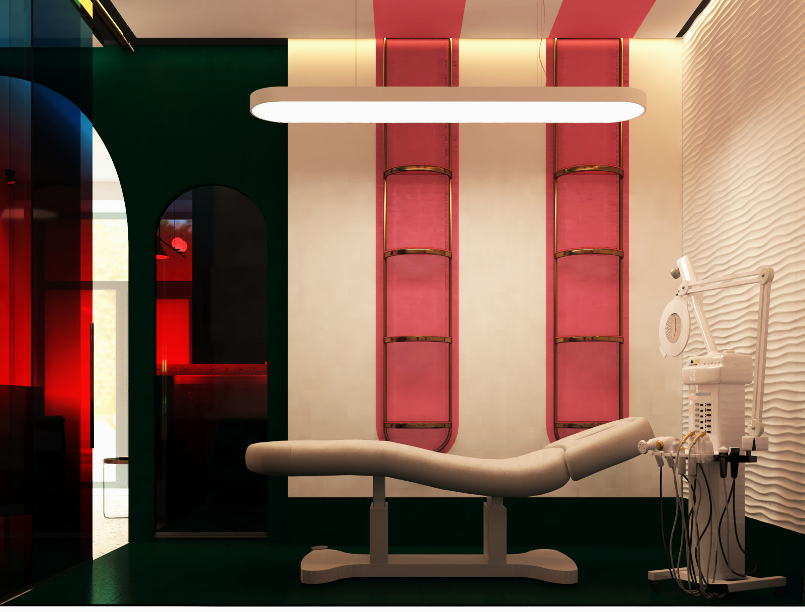 Дизайн интерьера салона перманентного макияжа в центре СПБ