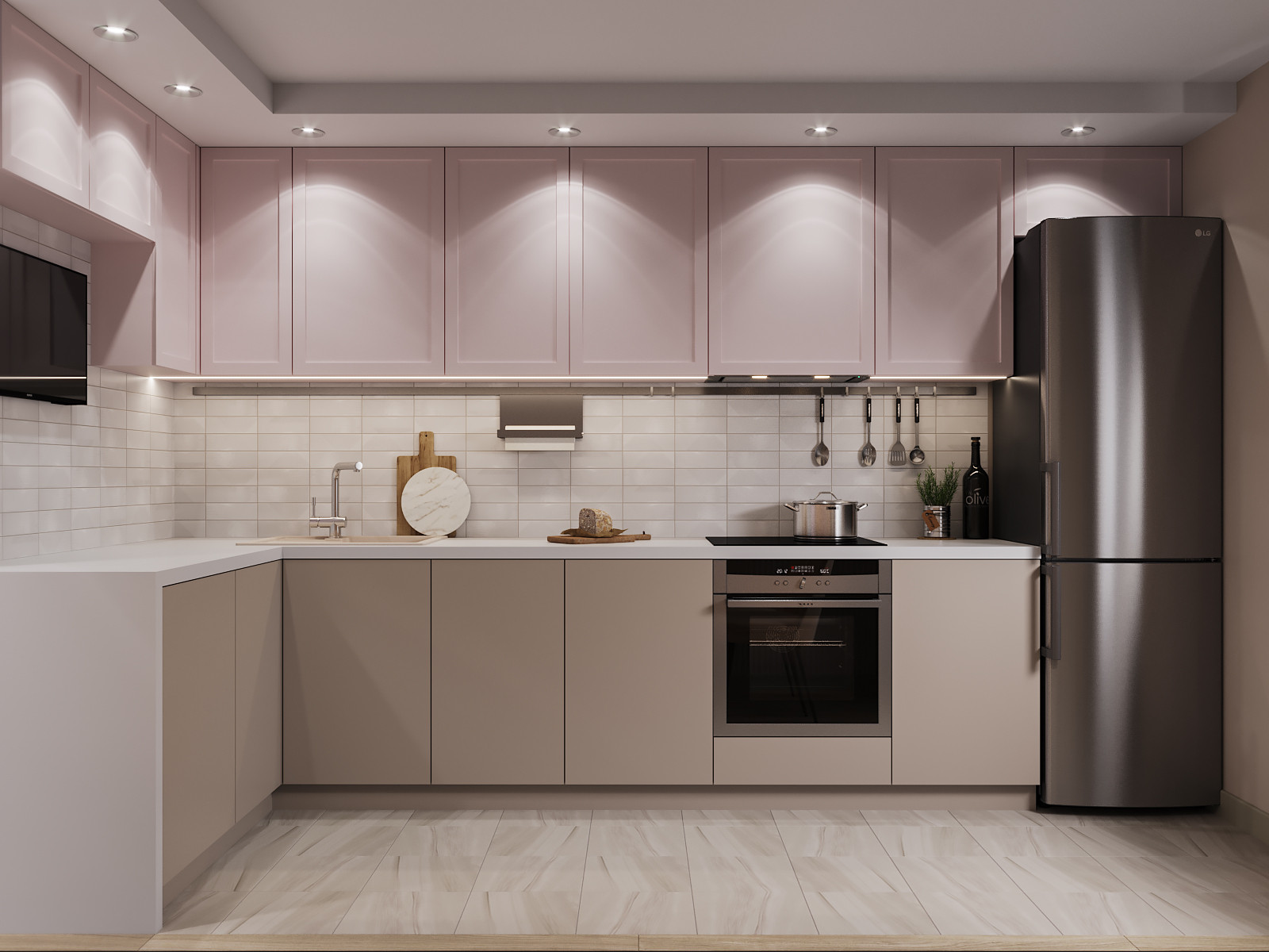 Valencia. Дизайн-проект квартиры, 58 кв.м