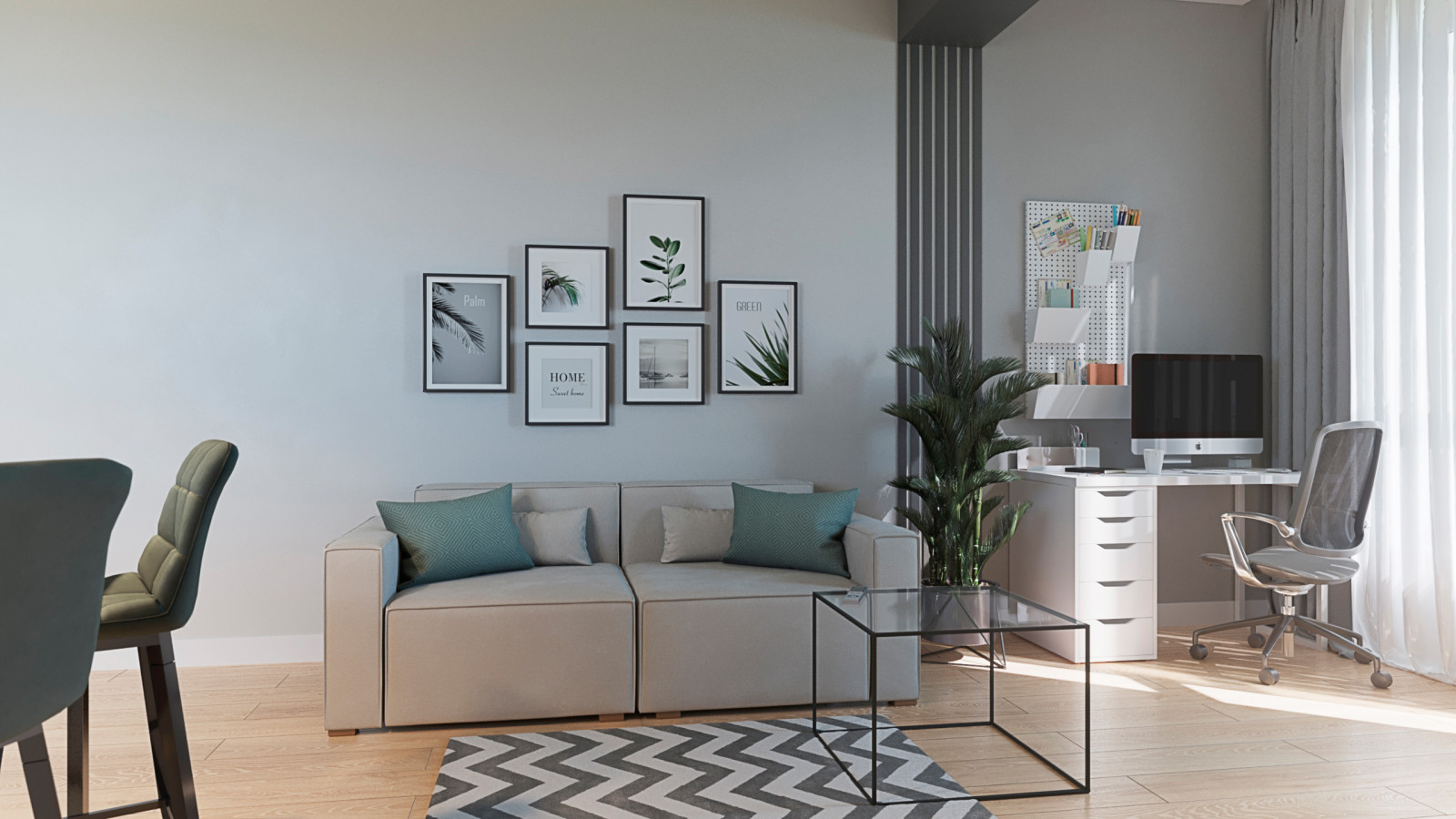 Однокомнатная квартира в г. Сочи, ЖК Континент