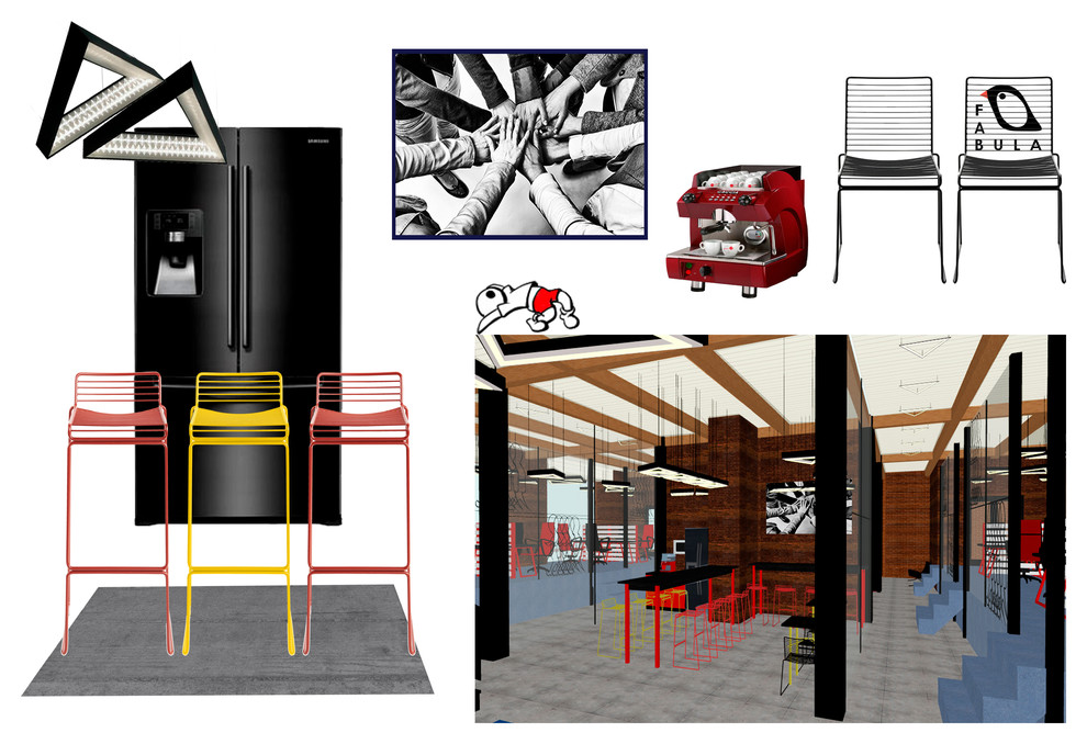 Проект офисного пространства анимационной студии "FABULA"