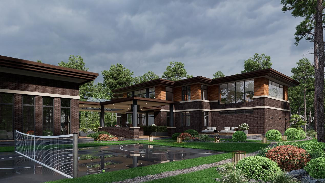 Вилла на берегу залива