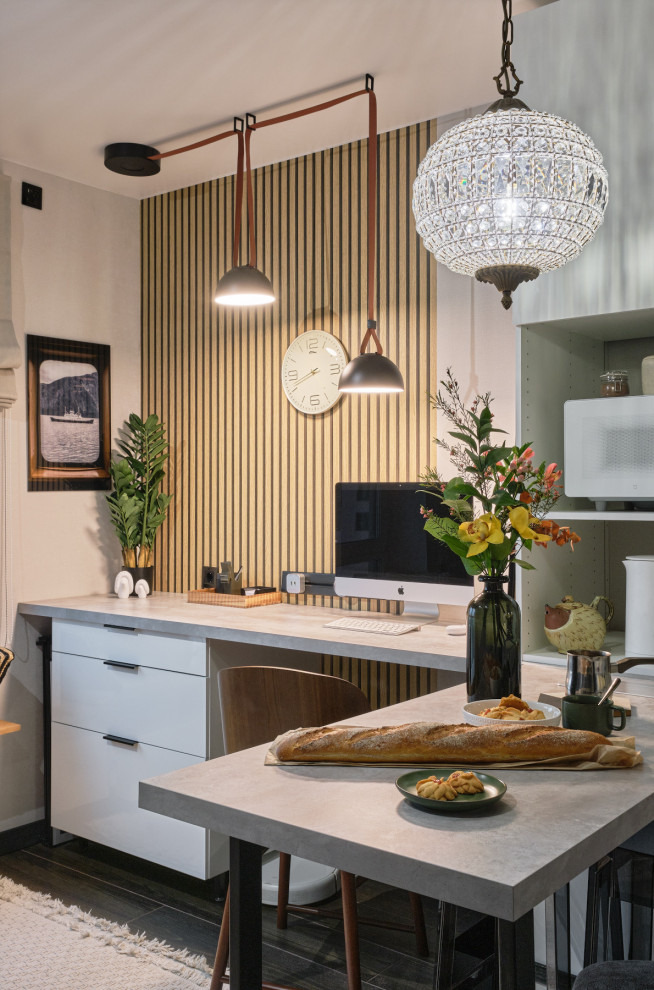 Интерьерная съёмка студии 19 кв.м. на Братиславской (Москва)