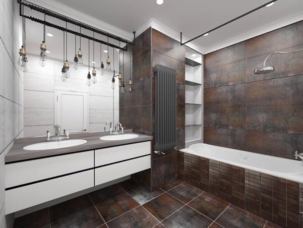 квартира студия в стиле лофт