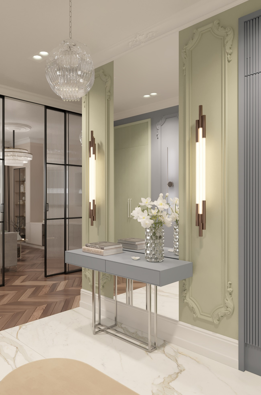 Современный  элегантный интерьер