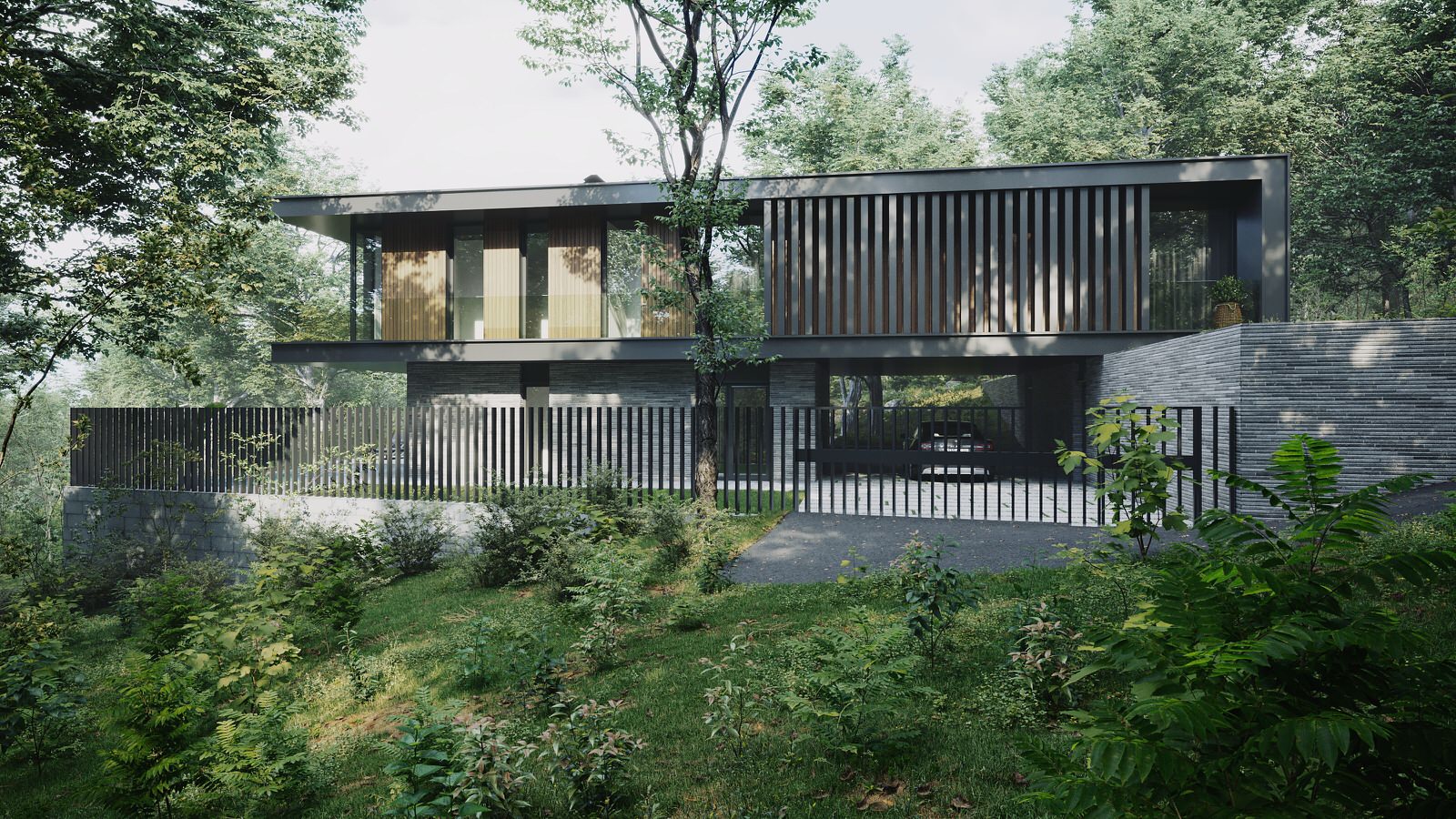 Дом с конем