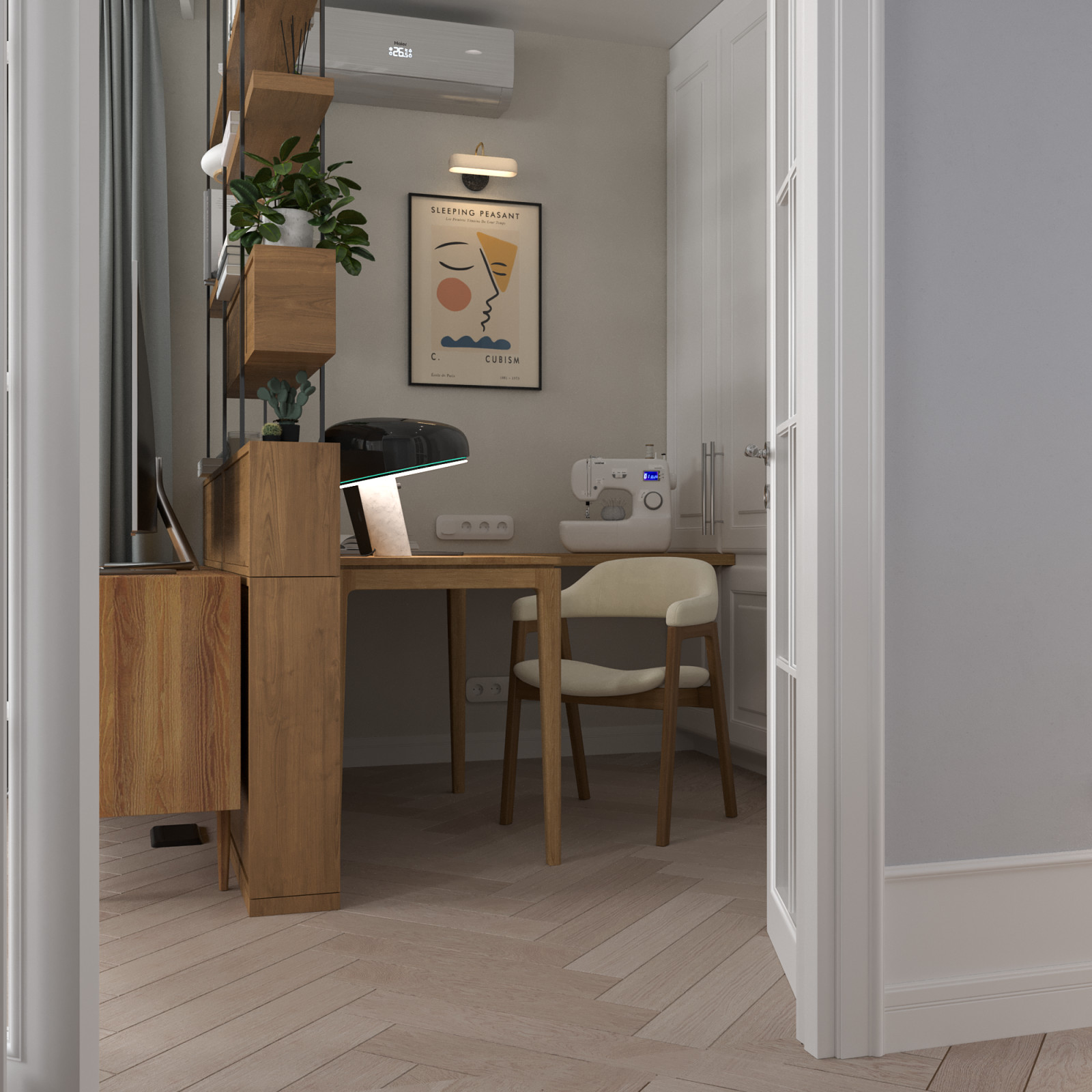 Светлая квартира в "сталинке"