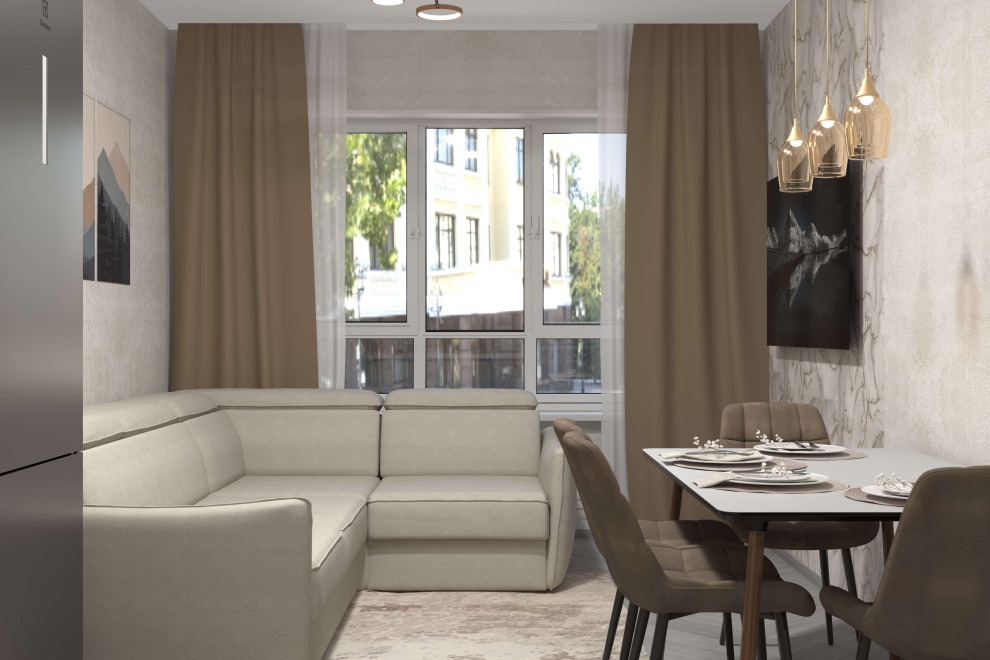 Дизайн проект квартиры 64 м2