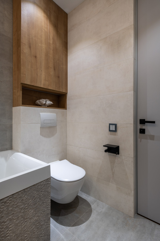 Обложка проекта: Современная квартира с элементами Эко - стиля.