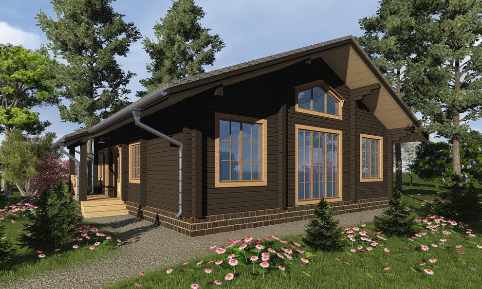 Обложка проекта: Дом из профилированного бруса 180х142.