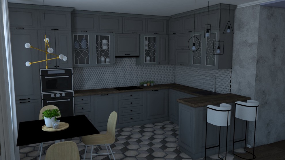 Интерьер гостинной поселок Южный