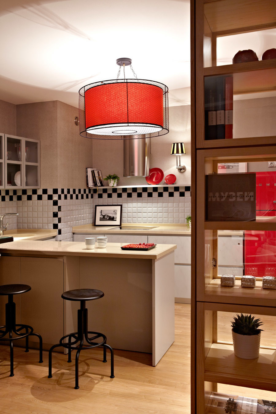 Квартира с яркими акцентам