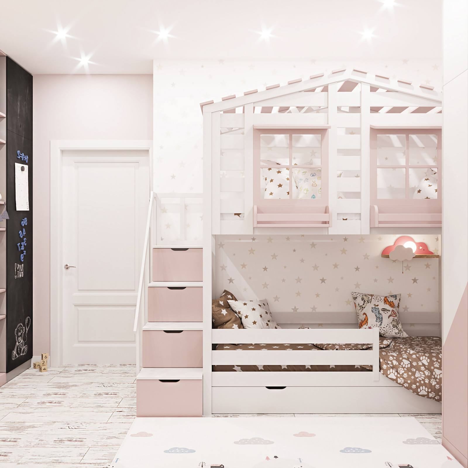 Коттедж 2-х этажный. S=166 м2