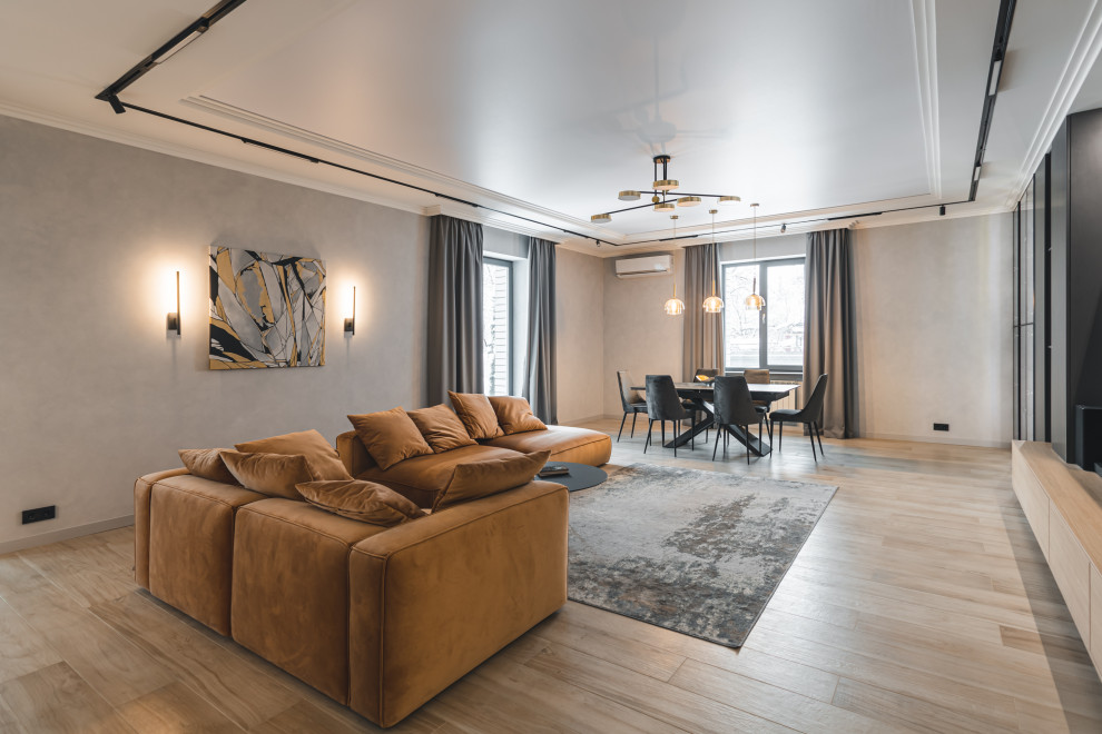 Реализованный интерьер частного дома площадью 300 кв.м.