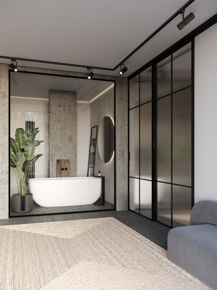 Glass House - glass in house