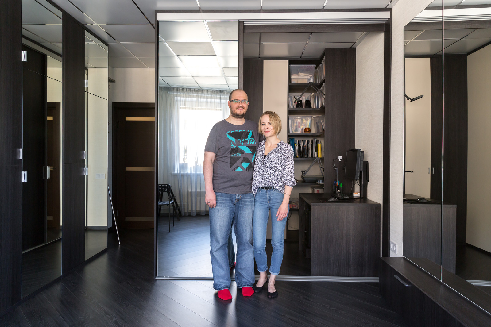 В гостях: Квартира 45 кв.м, где всё хитро прячется