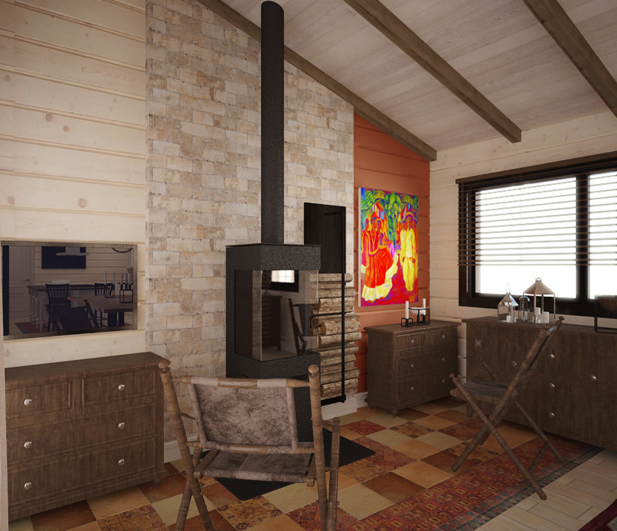 Обложка проекта: Деревянный дом 310 кв.м.