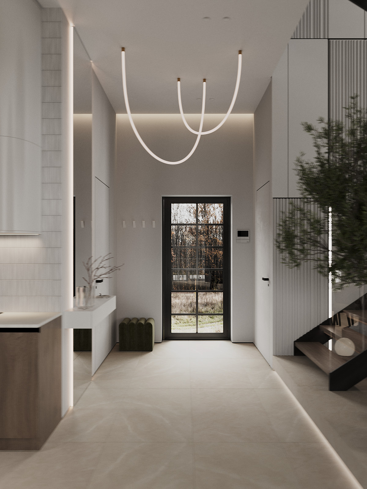 Проект интерьера для дома в коттеджном поселке "Ингардия"