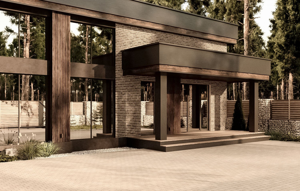 Фасады частного дома в Санкт-Петербурге