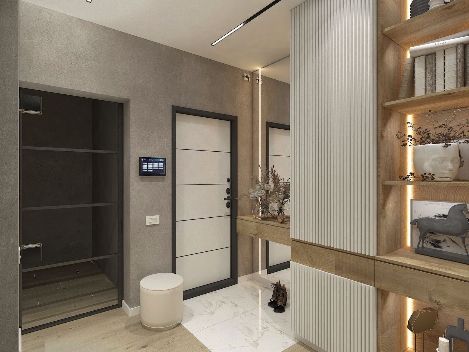 Проект 3-х комнатной квартиры в мкр. Южный