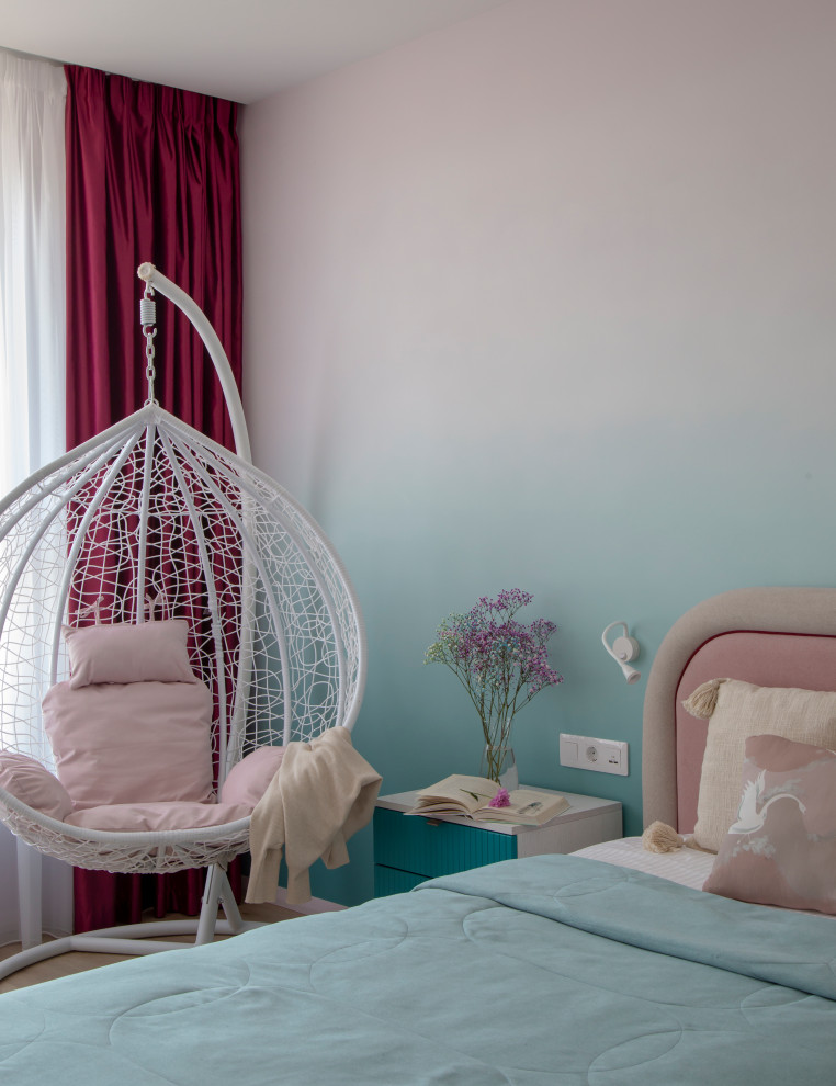 Проект 3-х комнатной квартиры "Лесная Рапсодия". Детская.